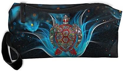Sea Turtle Art Portable Zipper Storage Bag Clutch Wallets Pouch Coin Purse Zipper Holder Pencil Bag