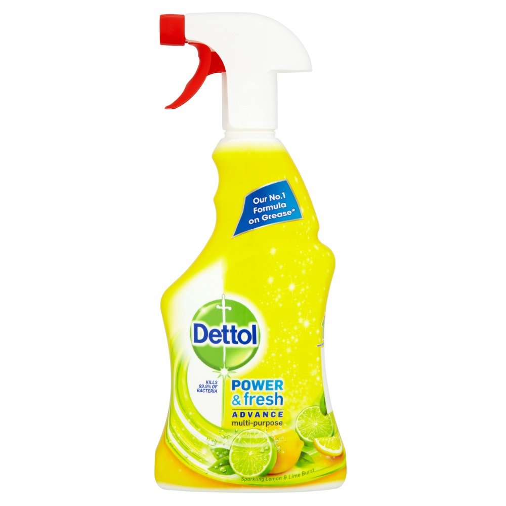 Dettol Power and Fresh Citrus Antibacterial Multi Purpose Spray, 500ml