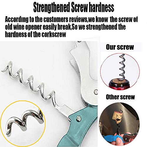 4 Professional+Corkscrew+Stainless+Restaurant+Bartenders