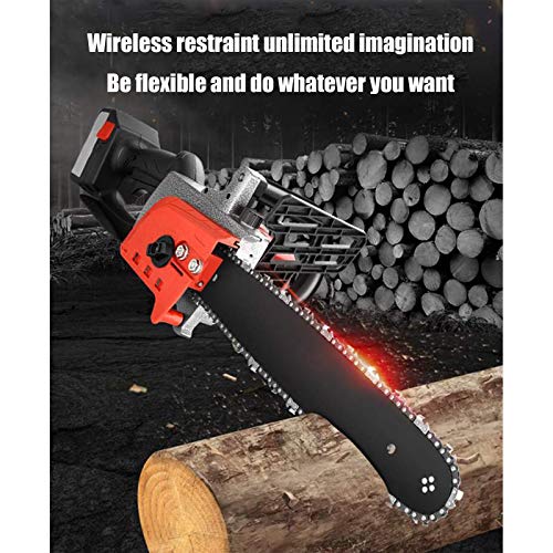 Aaaaa Elektrische Kettensäge Elektrische Säge wiederaufladbare Holzfällersäge kleine Lithiumbatterie – Bild 3