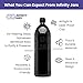 Infinity Jars 1 Liter Ultraviolet Glass Water Bottle – Airtight, Leak-Proof, Smell-Proof Dark Glass Bottle, Preserves Freshness – Durable & Reusable for Water, Juice, Oil, Kombucha, Vinegar 3 Pack