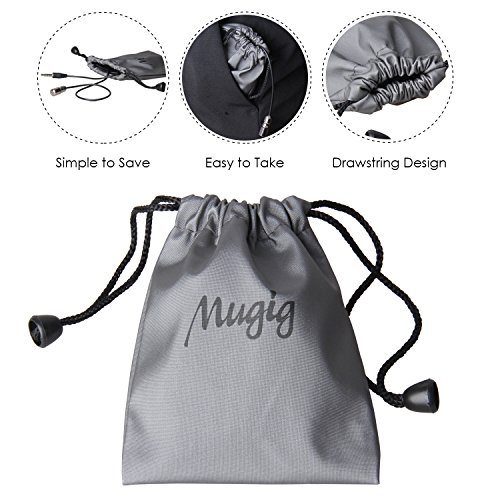Lavalier Microphone, Mugig Omnidirectional lapel microphone, with easy clip on system, compatible for Android & ISO Smartphones, Youtube, Interview, Video Conference, Podcast, Noise Cancelling Mic