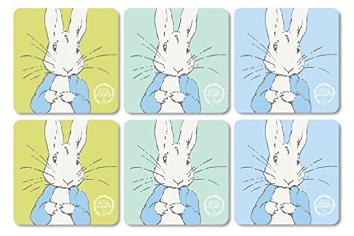 Beatrix Potter Peter Rabbit Contemporary - Coasters Set of 6