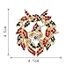 Maggie 9 PCS/Pack Rhinestone Crystal Christmas Brooch Pin Set for Christmas Decorations Ornaments Gifts
