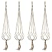 BESTTY Plant hanger Flower Pot Handger Plant Rope Plant Hangers Indoor Outdoor Decorations 48 Inches 4 Pack Large Size Jute Pot Hanger, 4 Legs(4 PACK)