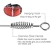 KAMaster 18” Ash Tool Large Ash Poker Big Green Egg Accessories Kamado Grill Joe Ash Removal Tool Ash Rake Cleaning Tools Wood Corner Cleaner Accessories