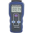 Solar Power Meter, Akozon Sun Light Radiation Testing Measuring Instrument for Solar Energy Research Meteorology Physical Optical Experiments