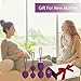 2 in 1 Kegel Exercise Weights Ben Wa Balls Sets Kegel Balls for Women Beginners & Pleasure - Doctor Recommended for Bladder Control & Pelvic Floor Exercises (Purple)