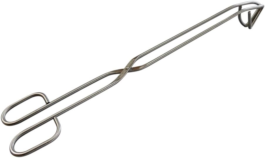 Grillzange Bratwurstzange 38cm Edelstahl