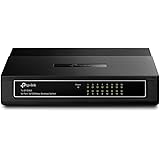 TP-LINK TL-SF1016D 16-Port 10/100 Mbps Desktop Switch - Black
