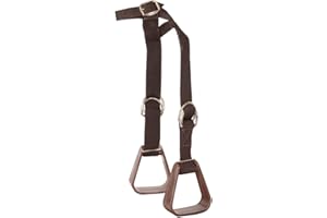 Mustang Nylon Kiddy-Up Stirrups, Brown, One Size