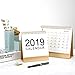 Hotop Desk Monthly Calendar Sep 2018 to Dec 2019, Desktop Calendar Monthly Planner Daily Calendar Planner for Students, Office Workers, Housewives (Small)