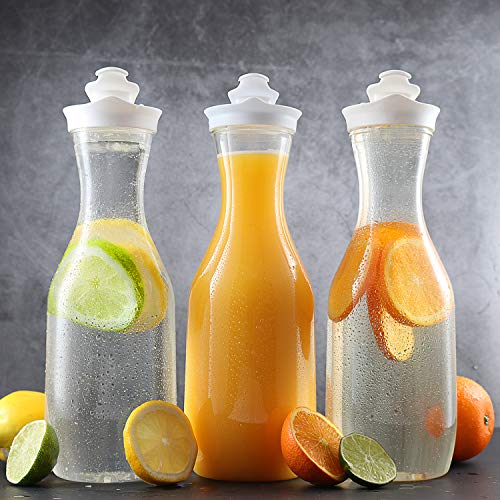 Plastic Carafe Water Pitcher Carafes for Mimosa Bar Clear Juice