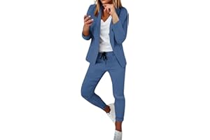 Lainuyoah Women Suit Sets For Work 2025 Fall Two Piece Blazer Jacket and Pencil Pants Business Casual Office Formal Outfits