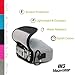 MegaGear Fujifilm X100F, X100T, X100S Ultra Light Neoprene Camera Case, with Carabiner - Gray - MG1095