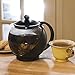 Tea Infuser Pot with Removable Steel Infuser, Tempered Glass, Serves 3 cups (25 Fluid Ounces) (Color Assorted)
