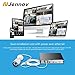 POE Security Camera System, Jennov 4 Channel 1080P PoE Security System CCTV Home Surveillance Outdoor IP Cameras Night Vision Power Over Ethernet, Motion Detection(No Hard Drive)