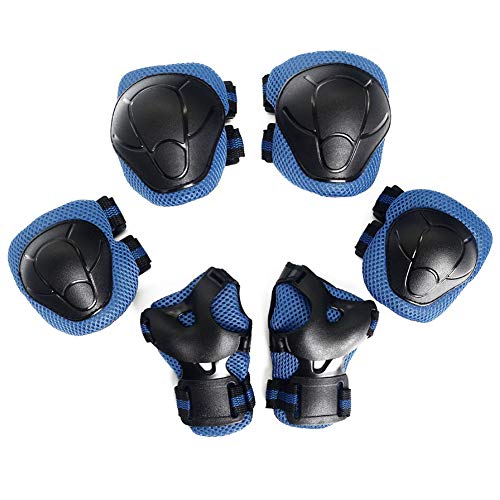 Kid Protective Gear Set Children Knee Pads Elbow Pads with Whist Guards Sport Safety Guard for Cycling Skateboard Scooter BMX Bike and Other Outdoor Sports Activities
