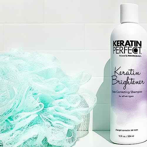 Keratin Perfect Tonkorrektur Shampoo | Für Blonde, Weiße & Graue Haare | Sulfatfrei | 354 Ml