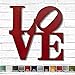LOVE Metal Wall Art - Choose your size - 8