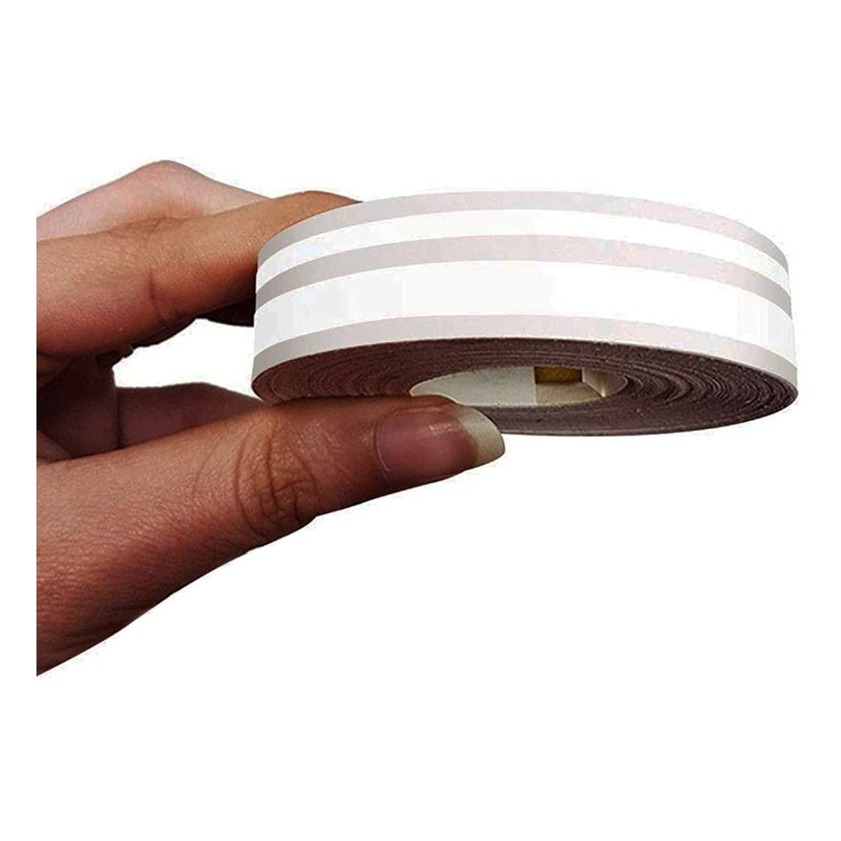 4R Quattroerre.it 10508 Trim Stripes Double Adhesive Strips for Cars, White, 11 mm x 10 mt