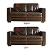 AUCHEN 6 Pack Dark Brown Repair Sofa Leather Patch Self-adhesive Leather Repair Patch for Sofa or Car Seat, 10 Inch by 6 Inch.