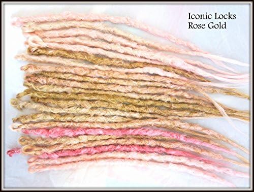 Rose Gold Custom Dreadlock Extensions