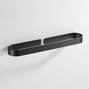 Cuarto de baño toallero negro baño de un solo poste barra de ...