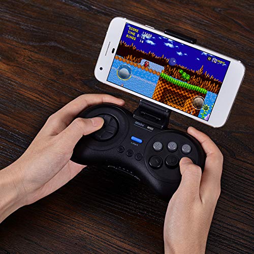 8Bitdo M30 Bluetooth Gamepad - Sega Genesis & Mega Drive Style - Nintendo Switch-Black (Bluetooth Version)