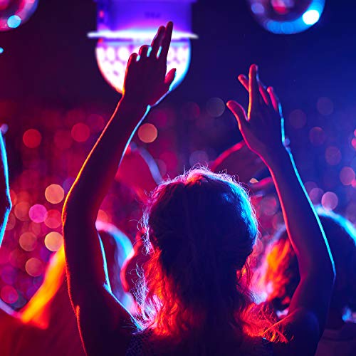 Stage Lights, Sound Activated RGB Party Lights DJ Lighting, 63 LED bar Lights and DMX Control for Church, Wedding, Stage Lighting Birthday Party(need an adapter) (Laser) - Thumbnail 5