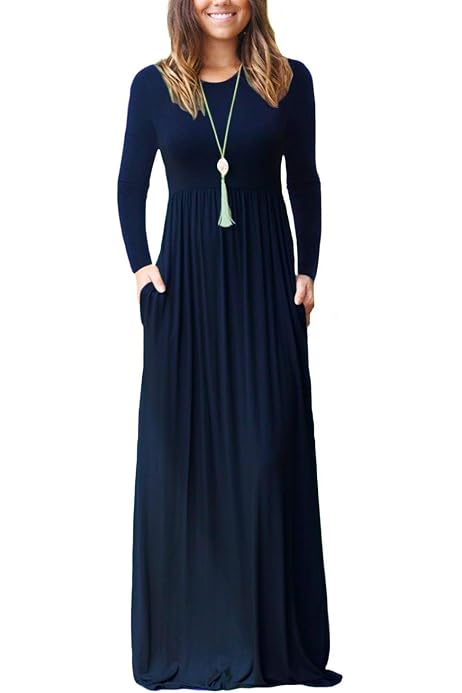 Dress Long Sleeve Maxi Dresses 