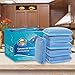 Commercial Miracle Microfiber Kitchen Sponge by Scrub-It - Large - Non-Scratch Heavy Duty Dishwashing Cleaning sponges- Machine Washable- (Blue, 6 Pack)