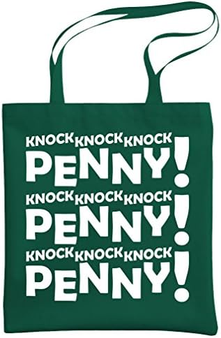 KNOCK KNOCK PENNY - sheldon funny show - Heavy Duty Tote Bag, Forest
