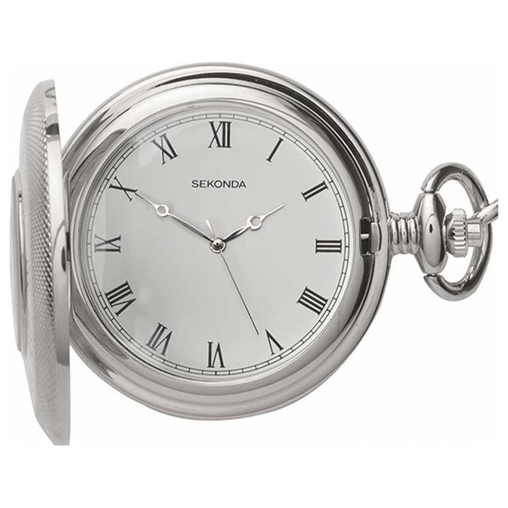 Sekonda Women's Quartz Watch with White Dial Analogue Display and Silver Stainless Steel Bracelet 3468.3