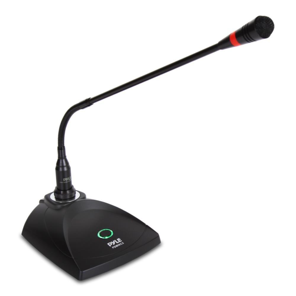 Desktop Gooseneck Wired Microphone System Table Mounted Corded Voice