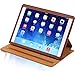 KAVAJ iPad Air leather case cover Hamburg for the Apple iPad Air cognac brown - genuine leather with stand-up feature 5 angle. Thin Smart Cover as premium accessory for the original Apple iPad Air