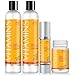 Nourish Beaute Hair Loss Bundle to Promote Hair Regrowth, Volume and Thickening, Includes 1 10 Ounce Bottle of Shampoo and 1 10 Ounce Bottle of Conditioner, 60 Vitamin Tablets and 1 1.7 Ounce of Serum