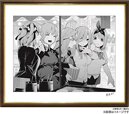 Amazon Co Jp 完結記念受注製造 五等分の花嫁 モノクロ複製原画 五人全員ver ホビー 通販