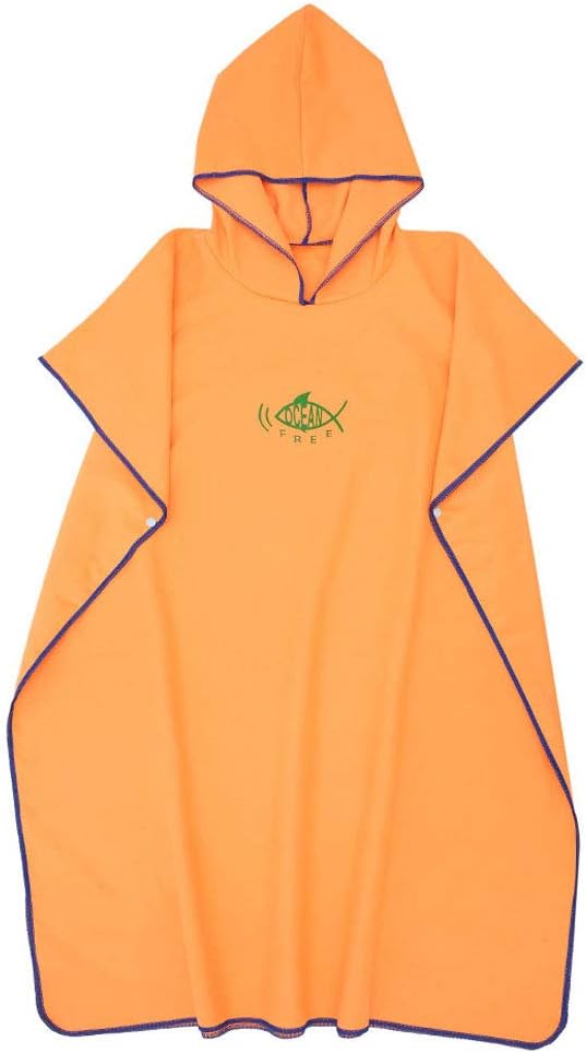 Robe Towel Changing Robe Towel Poncho Hooded Robe Quick Dry Lightweight Microfiber for Surfing Swimming and Beach Fits Men Women Adults
