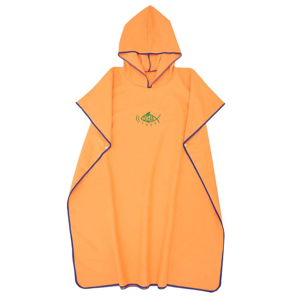 Ghopy Swim Towel Robe Adult Changing Robes Towel Hooded Surf Poncho for Men Women, Quick Dry Lightweight Microfiber Universal Size for Swimming Surfing and Beach Fits Mens Womens Adults