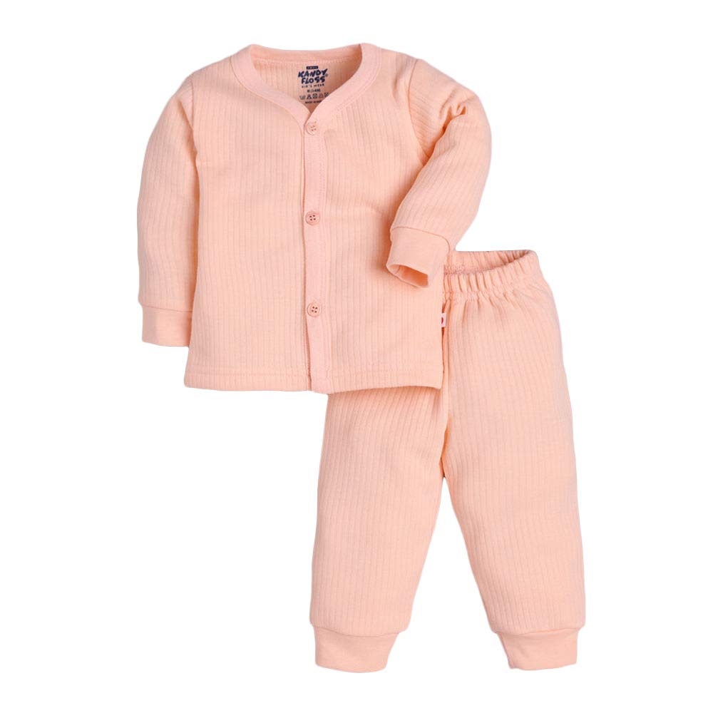 Hopscotch Baby Boys and Baby Girls Cotton Full Sleeves Top and Pajamas