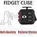 Wild Tribe Fidget Cube & 360° Tri Fidget Hand Spinner - Anxiety Attention EDC Toy - Relieves Anxiety for Children and Adults - Stress Reliever