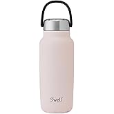 S'well Recycled Stainless Steel Explorer with Insulated Lid and Handle, 32oz, Himalayan Salt, Triple Layered Vacuum Insulated Containers Keeps Drinks Cold for 42 Hours and Hot for 10