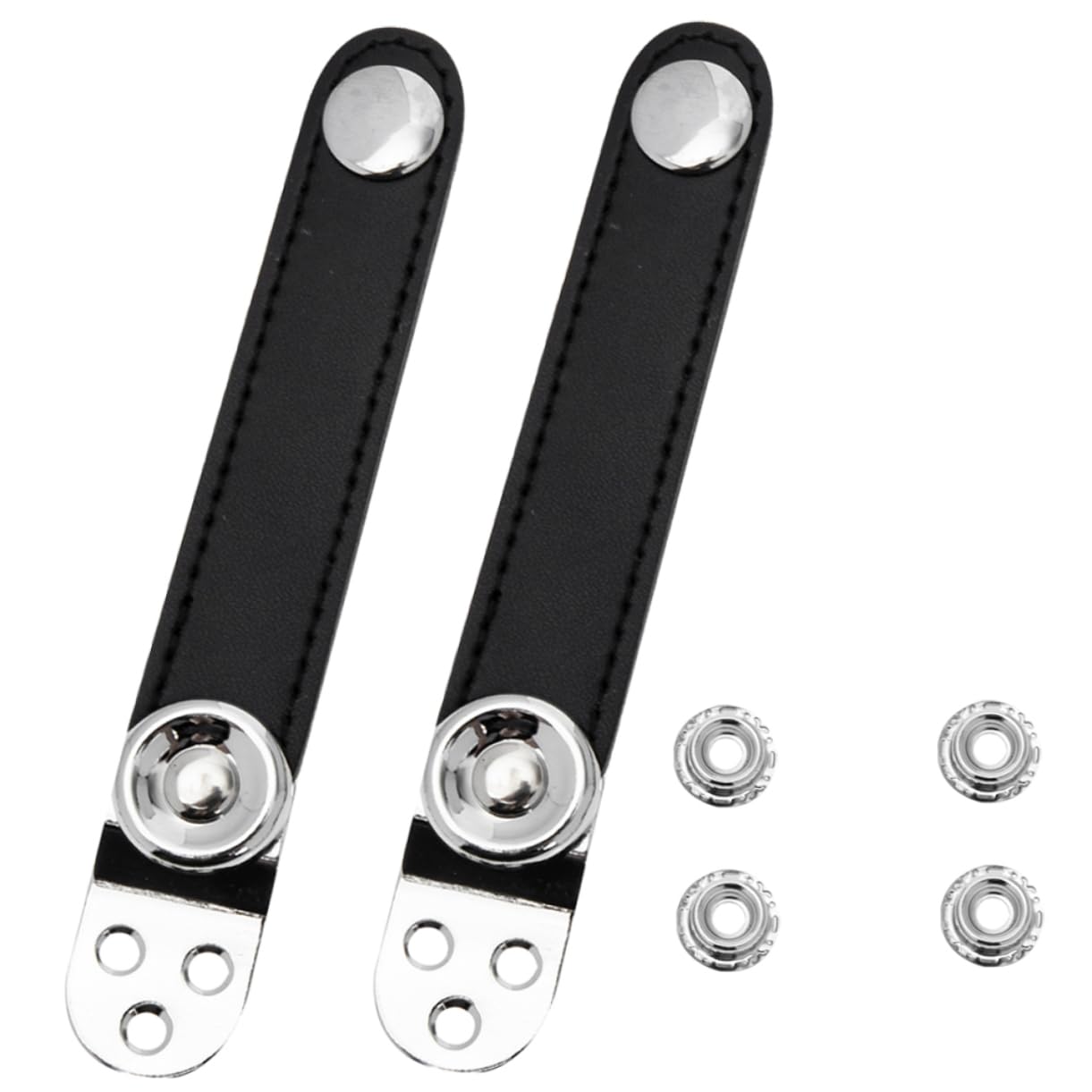 JOINPAYA Accordion Bellows Straps with Buckle 4.72 Inch Cowhide Leather Replacement Extension Straps for Accordion Accessories Suitable for Concert Practice and Music Performance