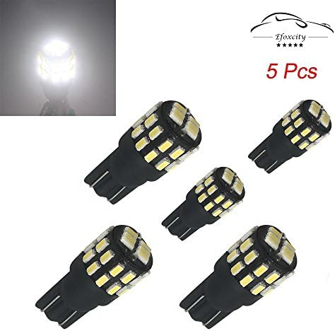 Efoxcity Wholesale Super Bright 400Lumens 6000K 194 168 2825 W5W LED Bulb For Car Replacement Lights License Plate Blub Door Reading Interior Lamp Lights