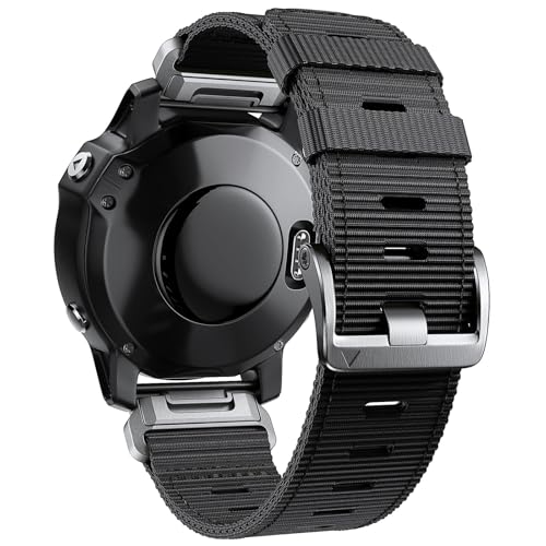 EKINGEEK Quickfit 22mm Armband für Garmin Fenix 6/6 Pro/7/7 Pro/8 47mm, Extrem robustes Nylon Armband für Garmin Epix Gen 2 47mm, Forerunner 970/965,