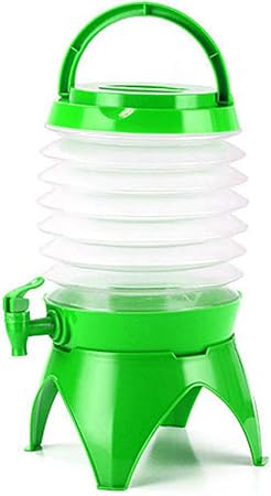 Rokf Faltbarer Wasserbehalter 5 5 L Wasserbehalter Zusammenklappbar Mit Hahn Und Stander Wasserspeicher Fur Camping Wandern Outdoor Auto Ausrustung Eimer Amazon De Garten