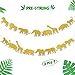 Gold Jungle Safari Animal Banner