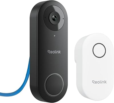 Reolink PoE Doorbell Camera 5MP Super HD Smart Video Doorbell with Chime 180°