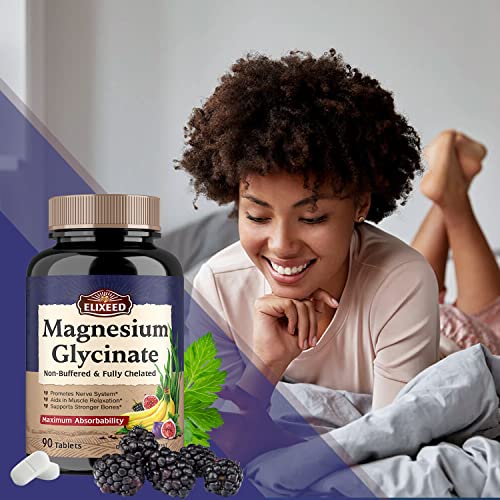 Elixeed Magnesium Glycinate, 300 mg of Elemental Magnesium, Chelated